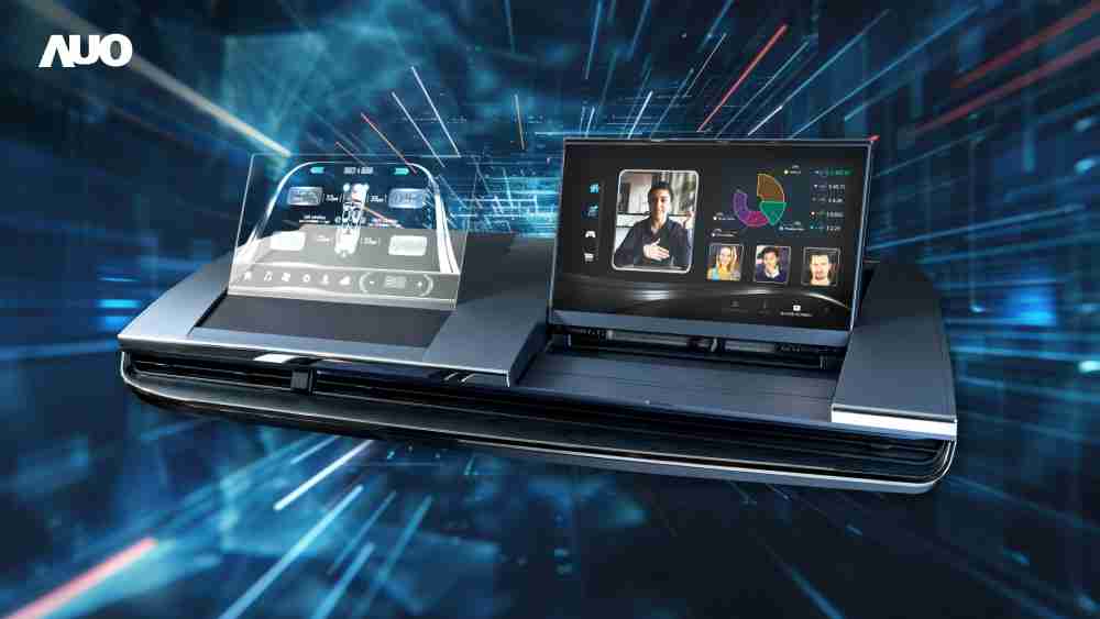 尊龙集团Micro LED Display HMI解决方案打造透明Micro LED前座仪表，，，，呈现信息并保留驾驶视野开阔；亦为副驾驶座乘客打造收放自如的Micro LED屏幕，，，，在不影响显示质量的前提于显示区内建镜头，，，让用户能与视讯对象直接眼神接触，，，，提供绝佳的双向沟通体验